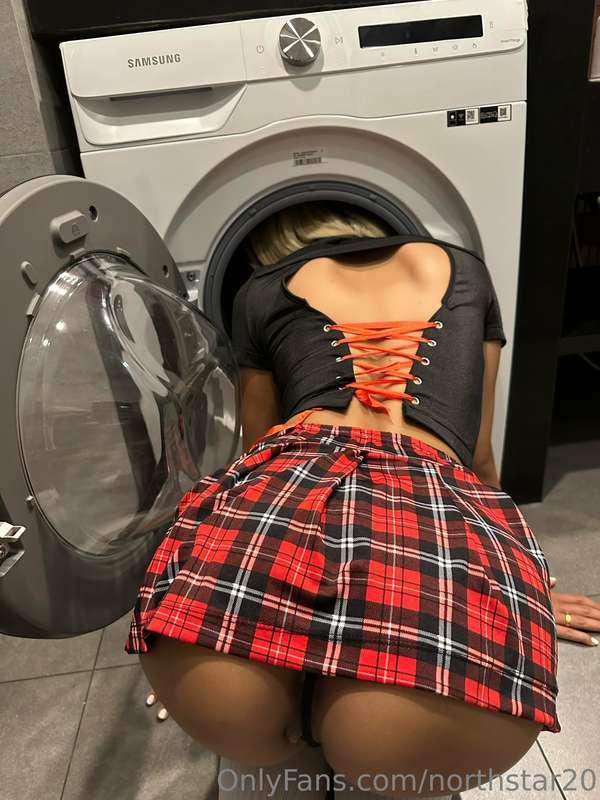 Babe if you see this when I’m do laundry what will you do?