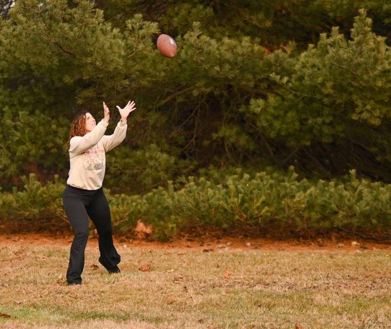Playing a little family football on Christmas! 