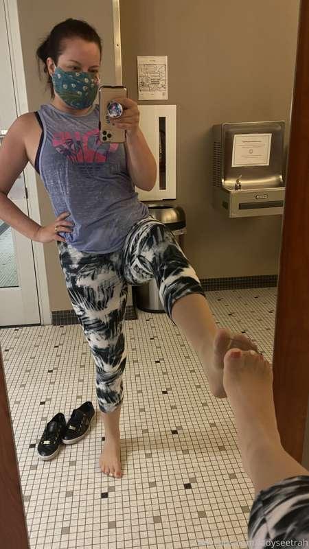 OLPHACTOPHILIA/B/G: My sweaty gym workout was very much appr..