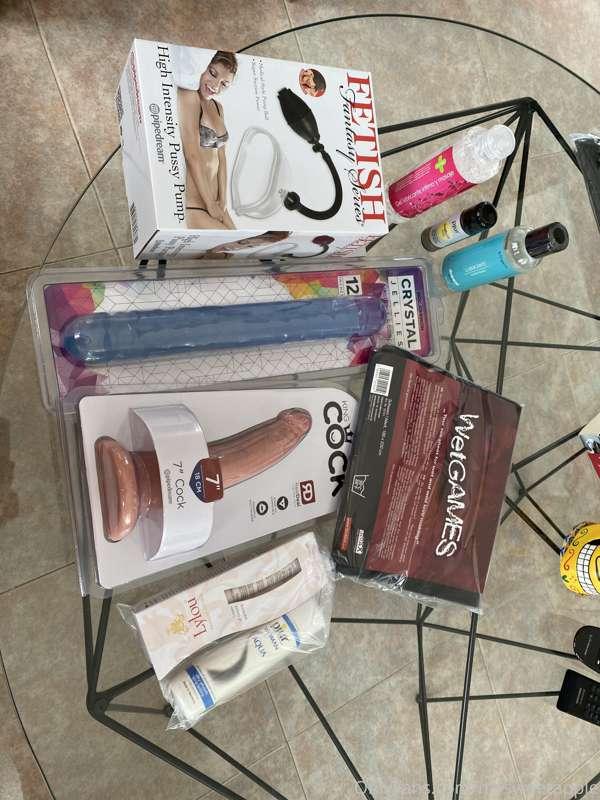 I had to buy a suction cup dildo and ended up tempted by all..