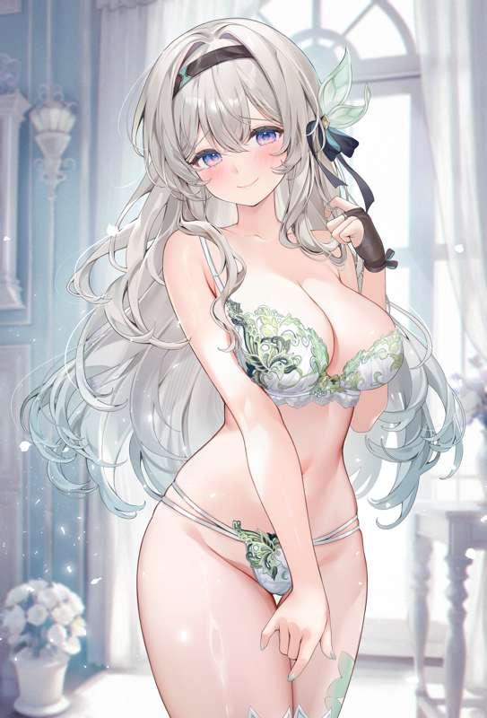 【High Resolution Images 】💚 Firefly lingerie set 流螢の下着報告💚