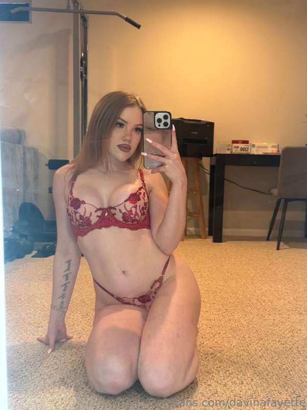 Red hot and laced up 🔥🥵
