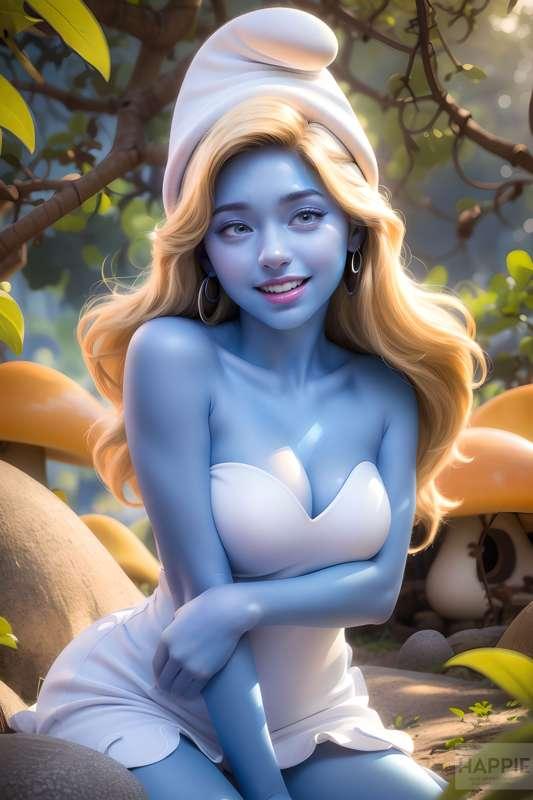HP289 - Smurfette (Smurf)  スマーフェット (スマーフ) (80 Images)