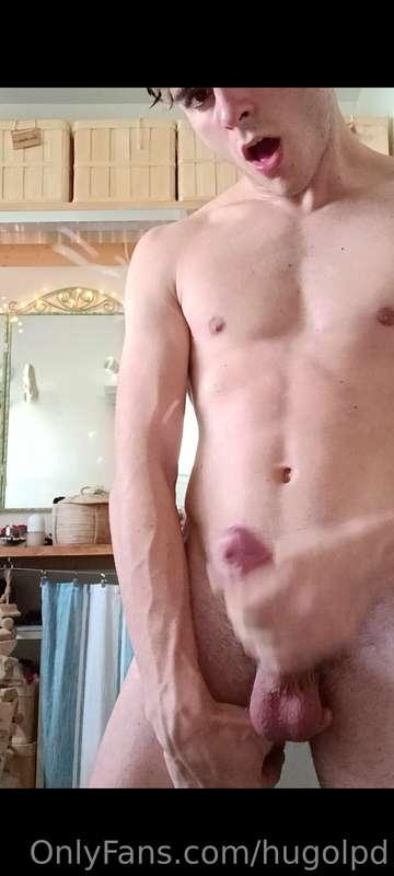 En sortant de la douche