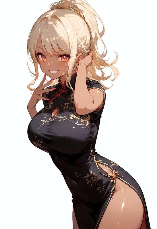 [NSFW]china dress gyaru(12pic)