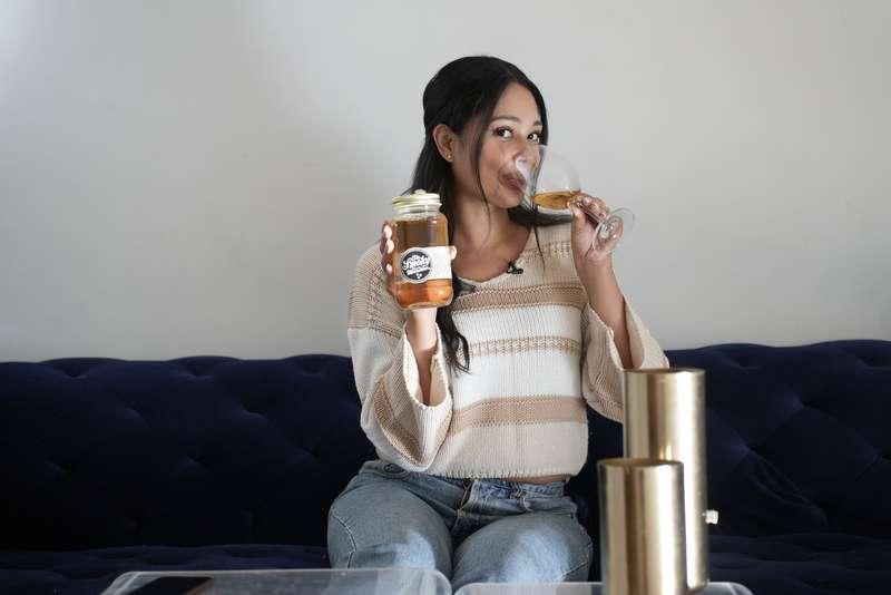 Hey Babes!,Let’s cheers with some apple pie moonshine! Have ..