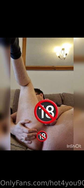 Wank with full face, bit of hole action, and a messy cumshot
