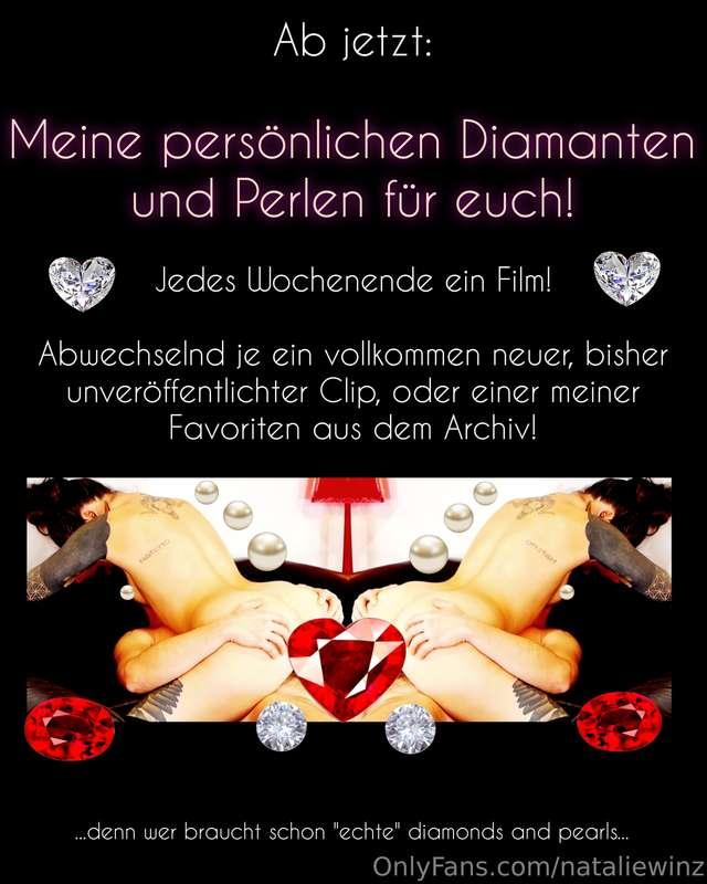 My Personal Diamonds and Pearls for you!From now on every su..