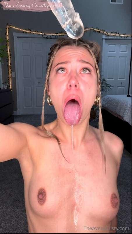 **AHEGAO SPIT PLAY AND DILDO BJ** 🩷 ***Shoving my fingers do..