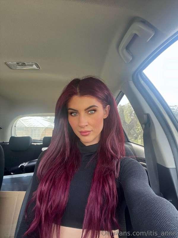Just a car selfie to say hiiii 🙋🏽‍♀️