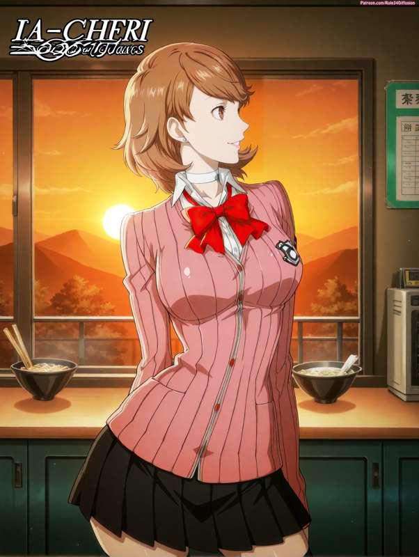 Takeba Yukari of Persona Sexy Poses [Gen 2.5]