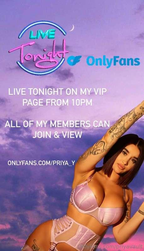 About to go LIVE on @priya_y 😈💦💦  You Don’t Wanna Miss Out 🥵..