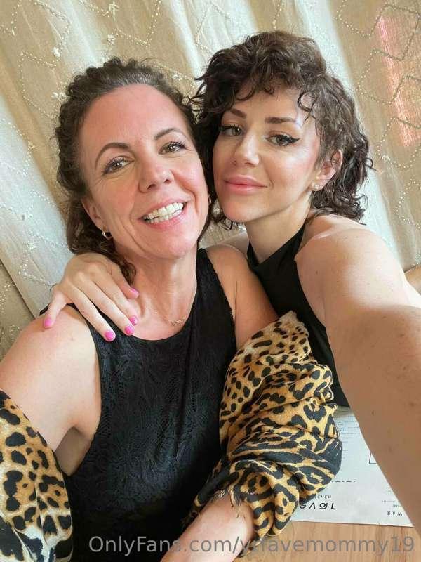 Mommy took her daughter out for a fancy dinner last night. 
..