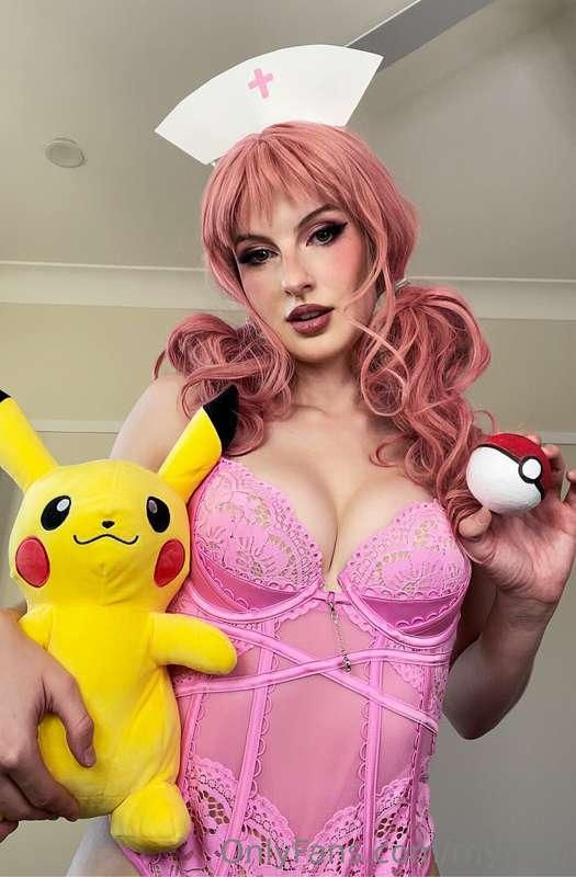 OMG!! Stay tuned for more nurse Joy content! 🤭🥰 so excited