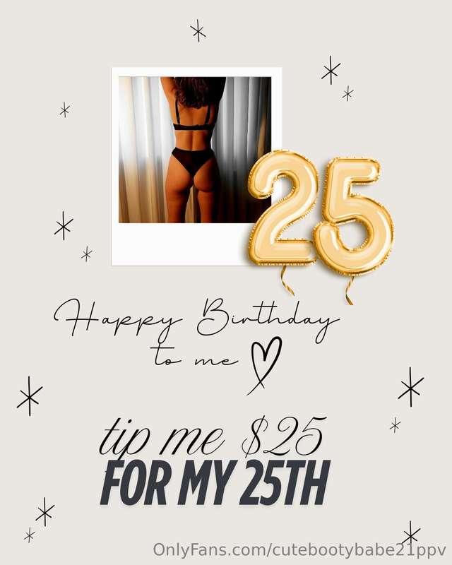 Friendly reminder it's my birthday on Saturday, my throne wi..