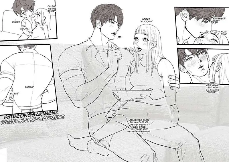 Preggy Sex w Husband Caleb p1-3 lineart.work in progress.