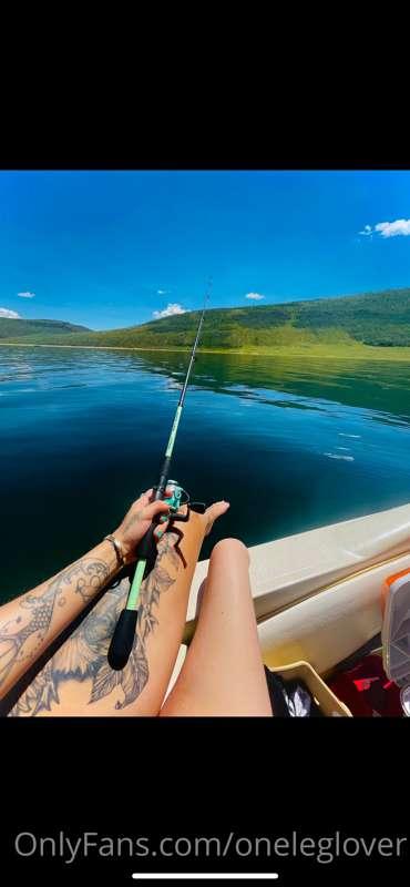 So good with my rod, I make fish come. 🐟😜