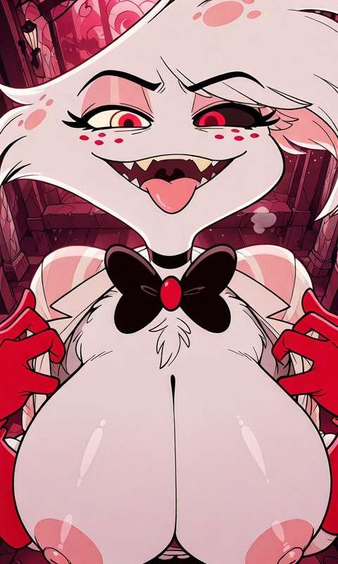 Angel Dust Genderbend NSFW 