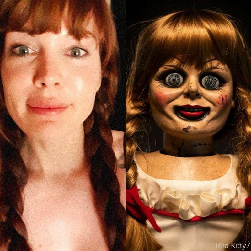 I think I look like Annabelle.
