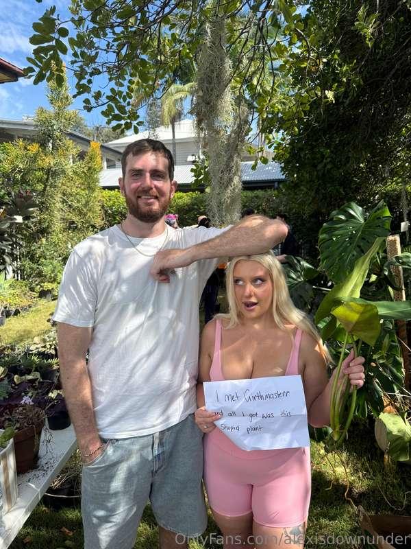 I met this guy at a plant sale. Not sure who he is but appar..