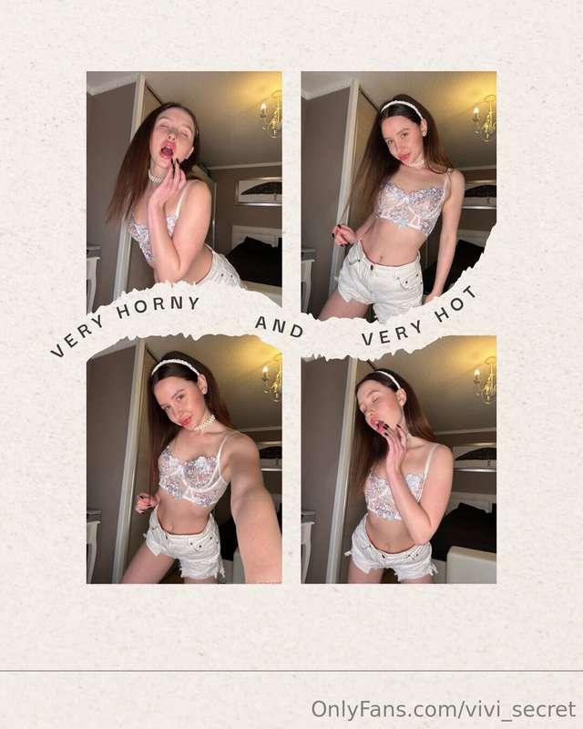 Excited, hot, and sweet as candy🤤🍬🍭 My body and wet pussy wi..