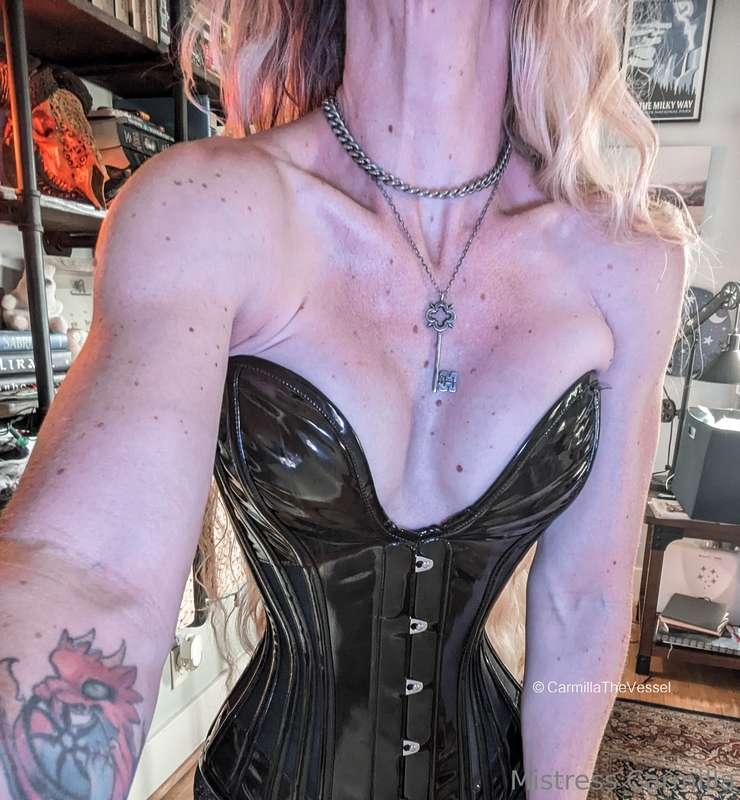 What do you think of me in a corset? I should also note, it'..