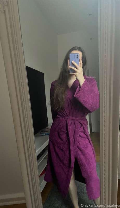 Spending the day in a comfy robe is the best 💜
Do you like i..