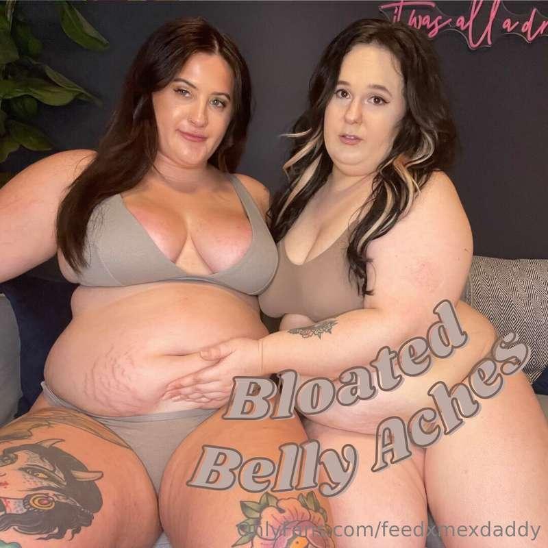 ***Bloated Belly Aches***
Aria and I had been eating all day..