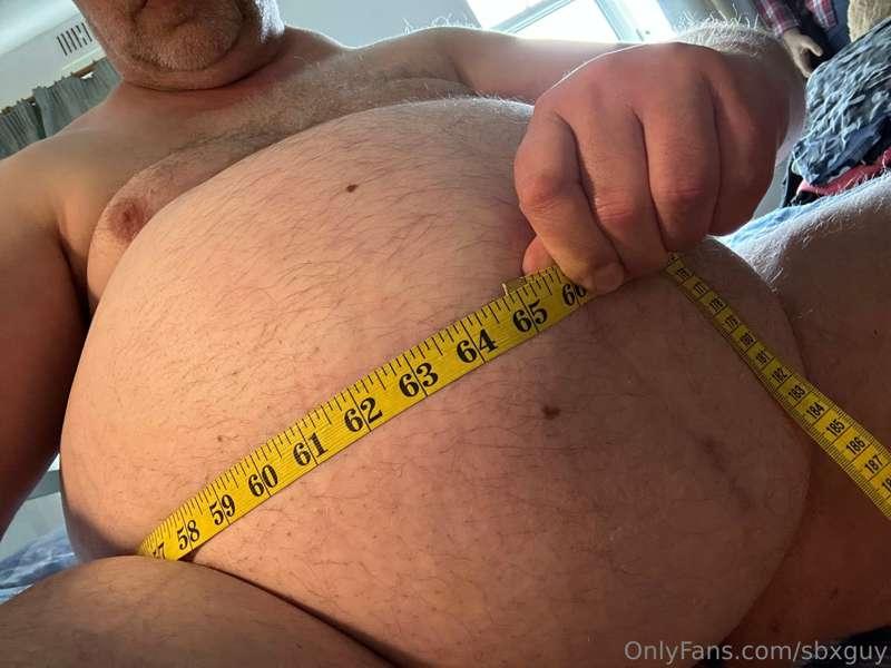I was curious how big my belly measured ☺️