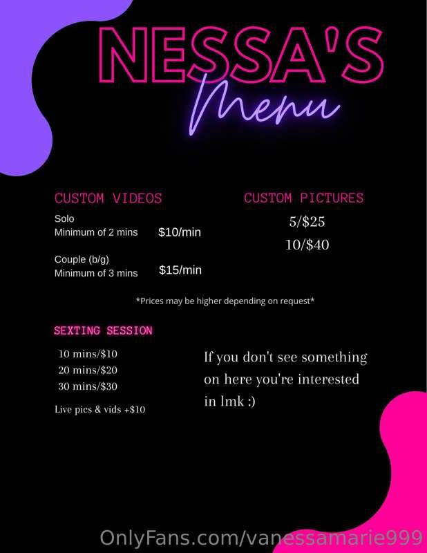 new menu :)