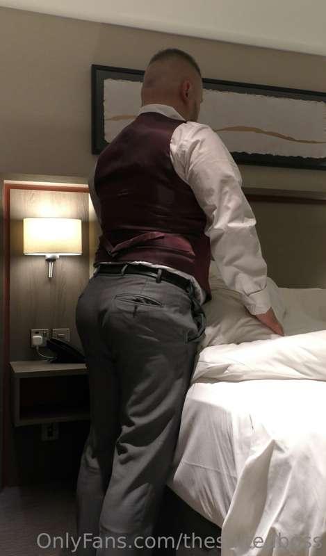 Love it how my bottom grabs me by my bum as I fuck him  face..