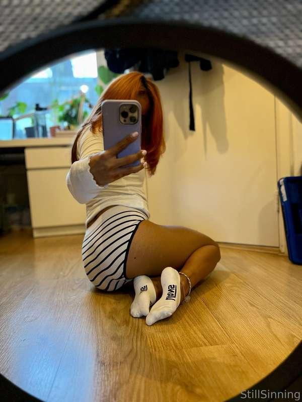 Ped socks look good on me 🔥😘