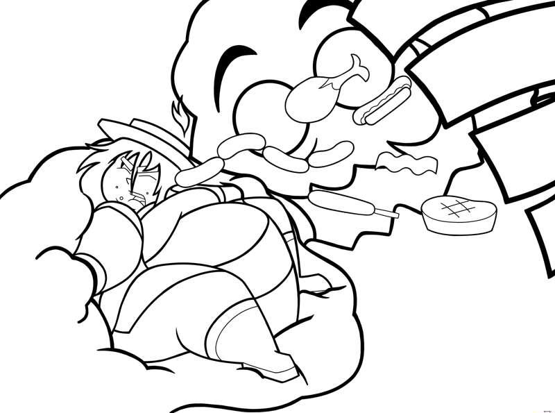 (Lineart!) I can never think of the titles early...
