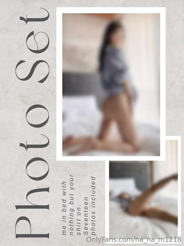 Cozy morning with me in bed🌱
I'm wearing nothing but your bi..