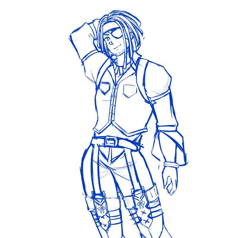 Monster Hunter OC Commission WIP#1