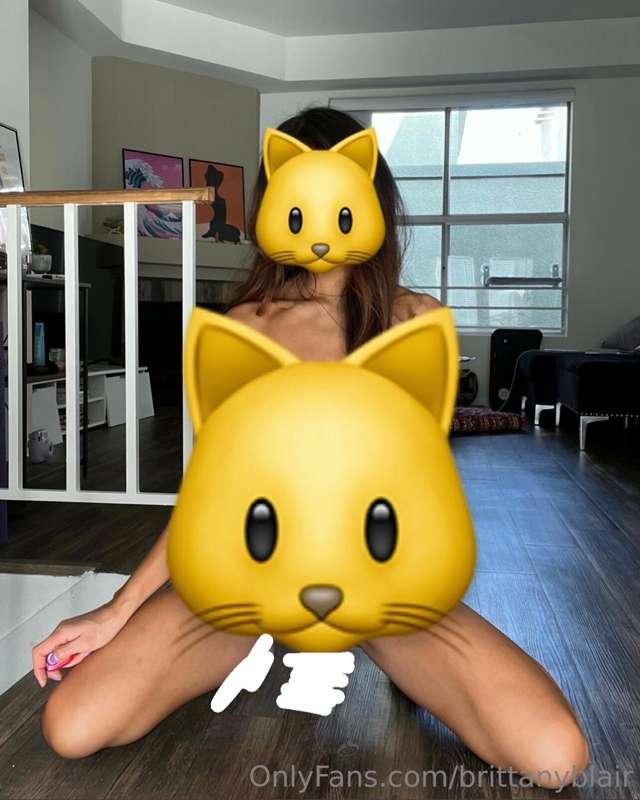 SITTING ON MY DILDO 🍆🐱 completely naked, maintaining eye con..
