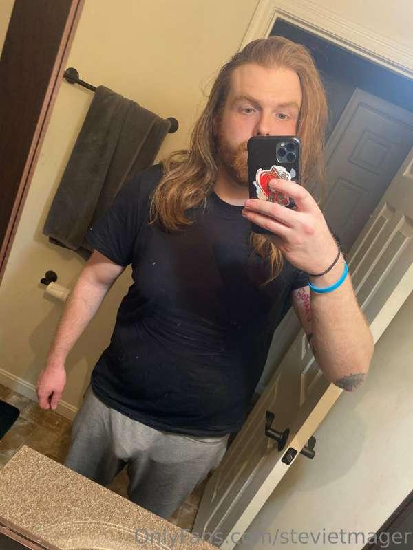 Something something grey sweatpants.