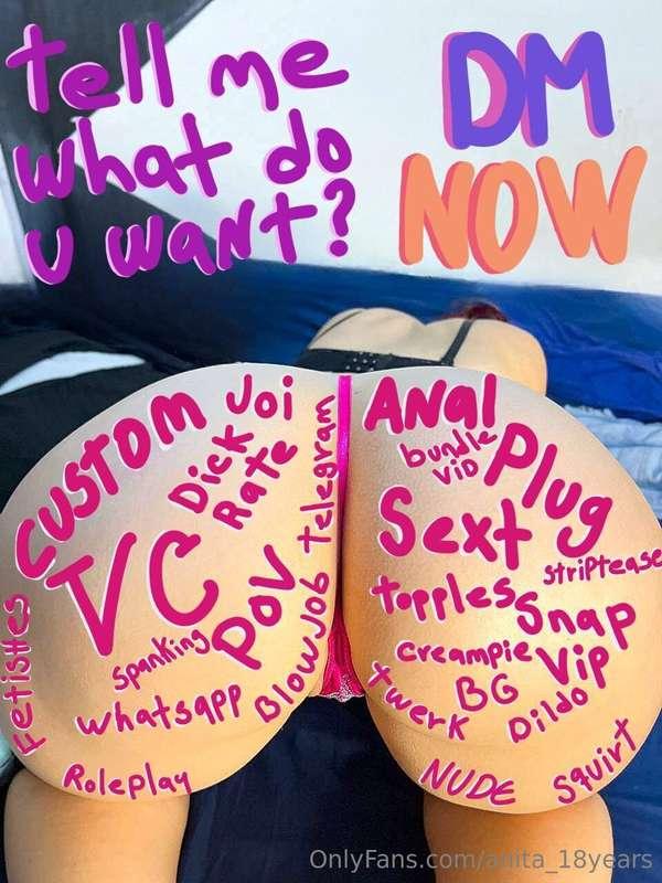 I'll do everything you want daddy, Dm to fulfill your fantas..