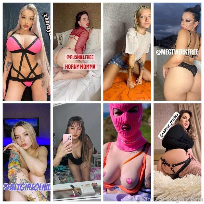 💘🦋@hornybarbiefree💘🦋
🔥@rusmillfree🔥
🤍@l_alicebbgirl_l🤍
🍑@meg..