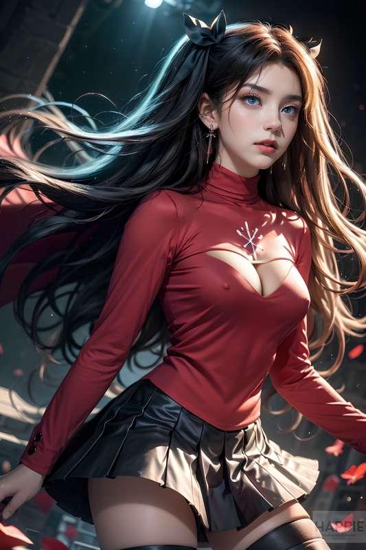 HP262 - Rin Tohsaka (Fate/Stay Night) 遠坂凛 (フェイト/ステイナイト) (80 Images)