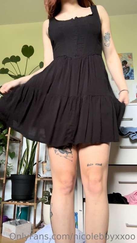 dress makes for easy access hehe