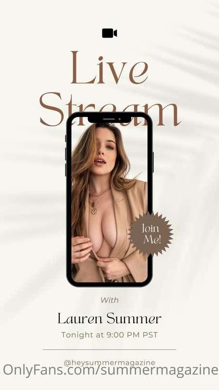 Are you excited?! See you at @heylaurensummer ❤️