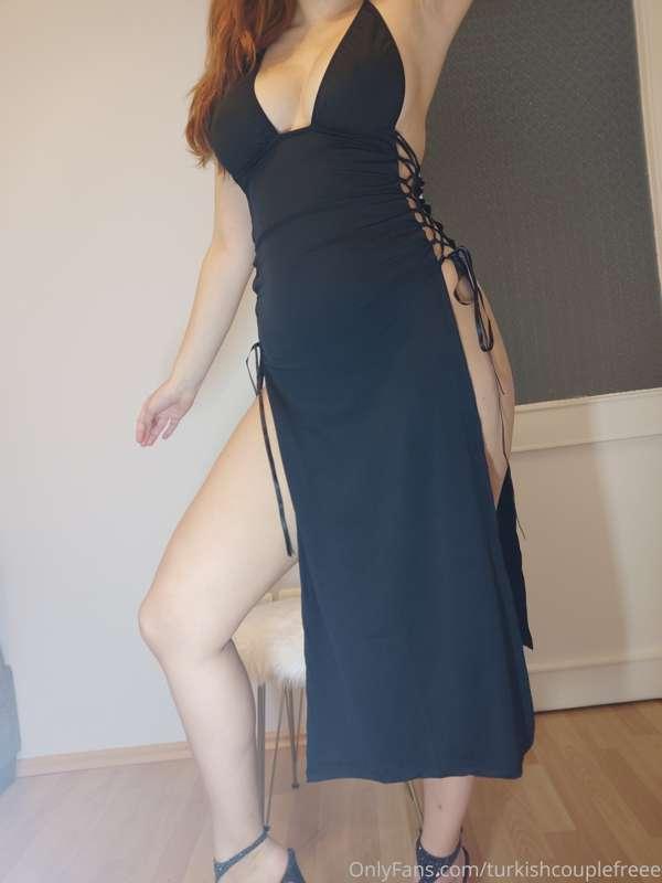 Do you want to see the poses I took with my sexy dress honey..