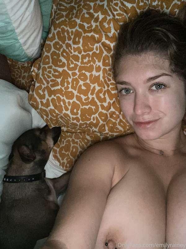 Wally & I slept in for my birthday but now we are about to g..