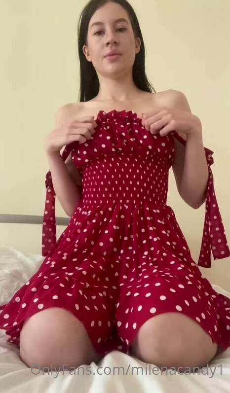 Does my red dress turn you on?💞 I would like you to gently a..