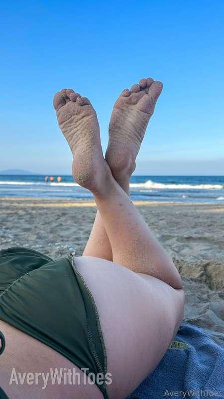 I love the beach.