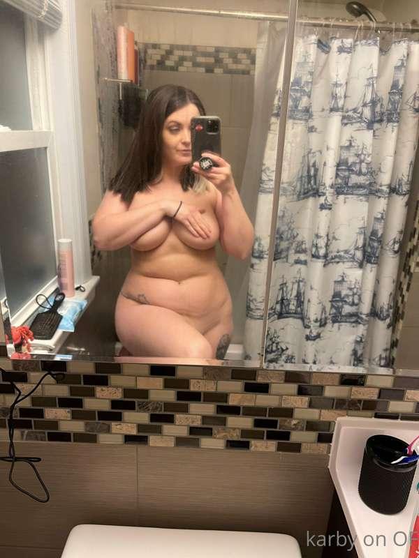 My mirror is getting steamier and steamier while my shower w..
