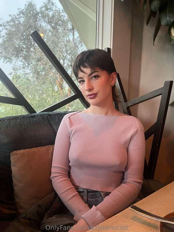 Would you be able to keep eye contact with me at dinner? Or ..