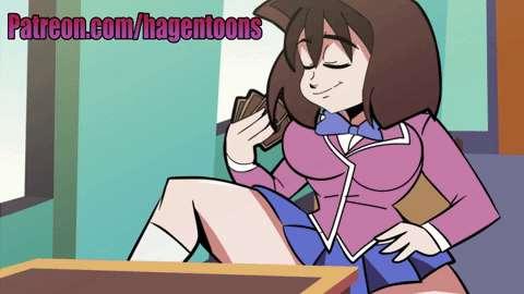 NSFW animation of Tea from Yu-Gi-Oh!