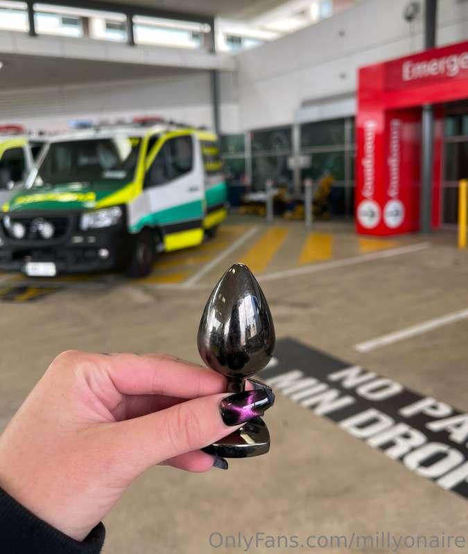 Butt plug sent me to the ER 😂 Want to see me use this? 😈🍑